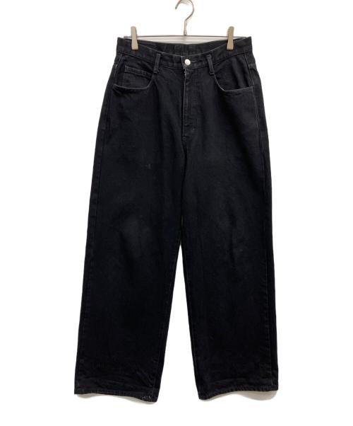 NAKEDGAUGE（ネイキッドゲージ）NAKEDGAUGE (ネイキッドゲージ) ONE WASH BLACK DENIM ASHLEY JEANS ブラック サイズ:2の古着・服飾アイテム