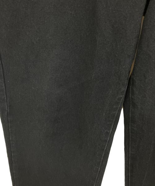 NAKEDGAUGE（ネイキッドゲージ）NAKEDGAUGE (ネイキッドゲージ) ONE WASH BLACK DENIM ASHLEY JEANS ブラック サイズ:2の古着・服飾アイテム