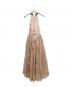 PRADA (プラダ) Striped Organza Midi Shirt Dress/ストライプ オーガンザ ミディ シャツワンピース/P3J34R/ ライトピンク サイズ:36：80000円
