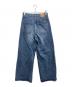 M TO R (ムウトアール) WRAP BAGGY DENIM インディゴ サイズ:38：7000円