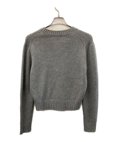 theory（セオリー）theory (セオリー) ウールカシミヤVネックニット グレー サイズ:Sの古着・服飾アイテム