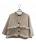 WEEKEND Max Mara（ウィークエンド マックスマーラ）の古着「フリンジニットカーディガン」｜ベージュ