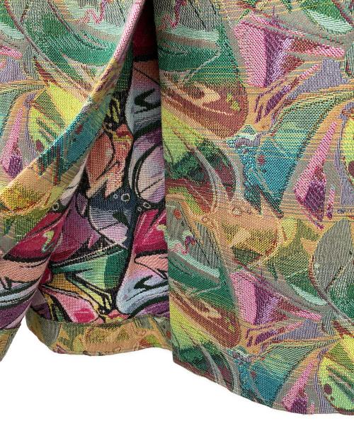 CABAN（キャバン）CABAN (キャバン) マルチジャカード 2タックスカート グリーン サイズ:Sの古着・服飾アイテム