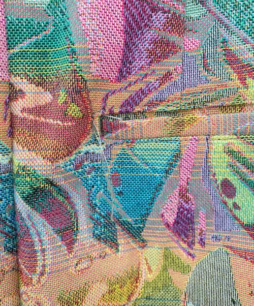 CABAN（キャバン）CABAN (キャバン) マルチジャカード 2タックスカート グリーン サイズ:Sの古着・服飾アイテム