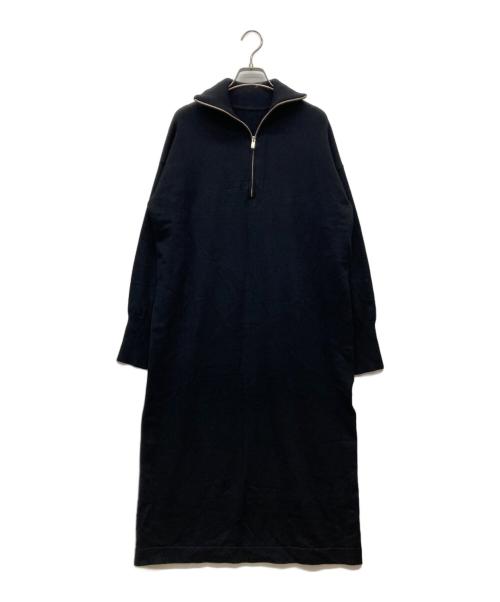 Diagram（ダイアグラム）Diagram (ダイアグラム) ストレートニットワンピース ブラック サイズ:36の古着・服飾アイテム