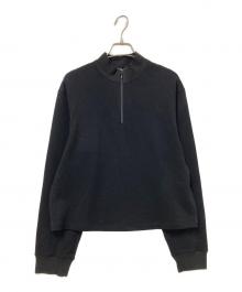 theory（セオリー）の古着「ハーフジップスウェット」｜ブラック