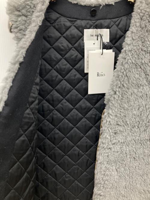 THE RERACS（ザ リラクス）THE RERACS (ザ リラクス) ボアフリースベスト グレー サイズ:FREEの古着・服飾アイテム