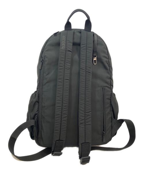 emmi atelier（エミアトリエ）emmi atelier (エミアトリエ) eco 撥水ギャザーボディーバックパック ブラックの古着・服飾アイテム