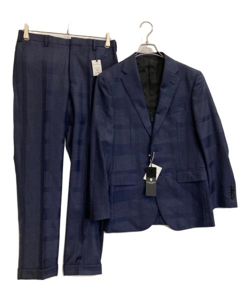 BLACK LABEL CRESTBRIDGE（ブラックレーベル クレストブリッジ）BLACK LABEL CRESTBRIDGE (ブラックレーベル クレストブリッジ) セットアップスーツ ネイビー サイズ:SIZE 36Rの古着・服飾アイテム