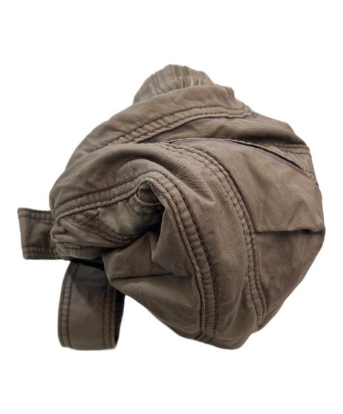 DIESEL（ディーゼル）DIESEL (ディーゼル) grunge croissant sholder bag ブラウンの古着・服飾アイテム