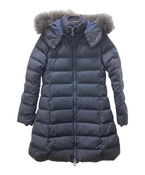 TATRAS（タトラス）TATRAS (タトラス) LAVIANA ファーフードダウンコート ネイビー サイズ:02の古着・服飾アイテム