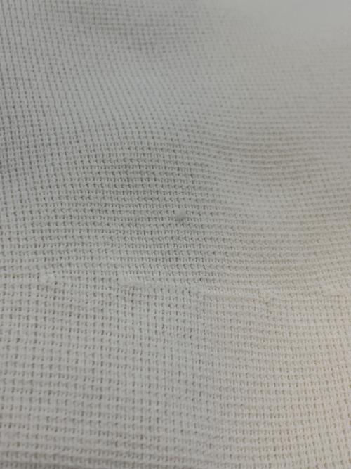 OMMO（オーエムエムオー）OMMO (オーエムエムオー) TENT LINE BLOCKING KNIT OP ブラック/ホワイト/グリーン サイズ:36の古着・服飾アイテム