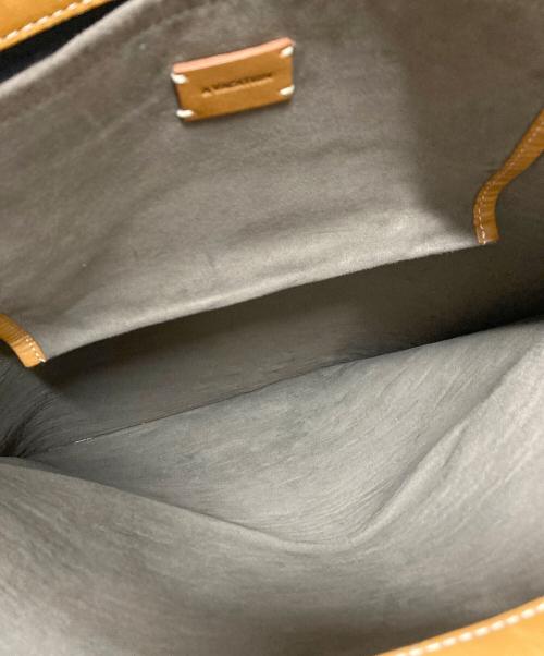 A VACATION（ア ヴァケーション）A VACATION (ア ヴァケーション) ゼブラ柄トートバッグ ベージュの古着・服飾アイテム