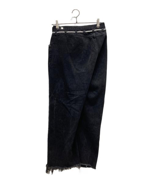 MAISON EUREKA（メゾンエウレカ）MAISON EUREKA (メゾンエウレカ) VINTAGE REWORK BIGGY PANTS ブラック サイズ:Sの古着・服飾アイテム