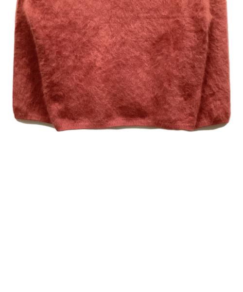 BALLSEY（ボールジィ）BALLSEY (ボールジィ) フラッフィーヤーン Vネックプルオーバー レッド サイズ:Sの古着・服飾アイテム