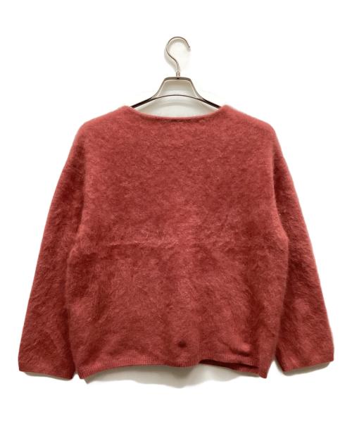 BALLSEY（ボールジィ）BALLSEY (ボールジィ) フラッフィーヤーン Vネックプルオーバー レッド サイズ:Sの古着・服飾アイテム