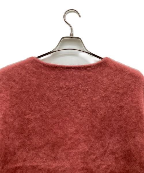 BALLSEY（ボールジィ）BALLSEY (ボールジィ) フラッフィーヤーン Vネックプルオーバー レッド サイズ:Sの古着・服飾アイテム