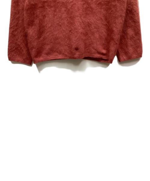 BALLSEY（ボールジィ）BALLSEY (ボールジィ) フラッフィーヤーン Vネックプルオーバー レッド サイズ:Sの古着・服飾アイテム