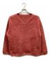 BALLSEY（ボールジィ）の古着「フラッフィーヤーン Vネックプルオーバー」｜レッド