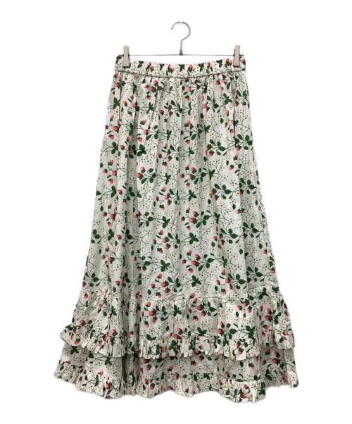 batsheva（バットシェバ）BATSHEVA (バットシェバ) LAURA ASHLEY (ローラ アシュレイ) Pembroke Skirt ホワイト サイズ:8の古着・服飾アイテム