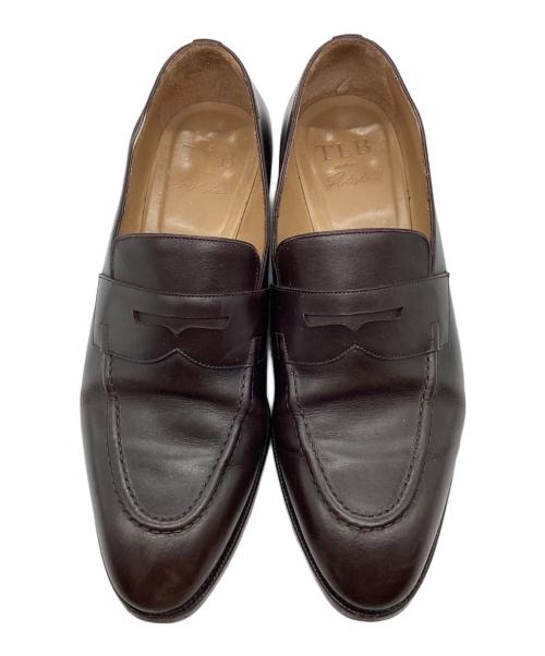 TLB Mallorca（ティーエルビー マヨルカ）TLB Mallorca (ティーエルビー マヨルカ) コインローファー ブラウン サイズ:7の古着・服飾アイテム