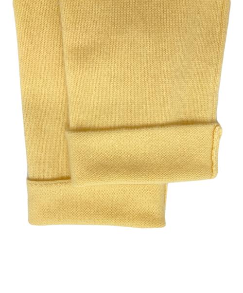 Gemini（ジェミニ）GEMINI (ジェミニ) Whim Gazette (ウィムガゼット) カシミヤショートプルオーバー イエロー サイズ:FREE 未使用品の古着・服飾アイテム