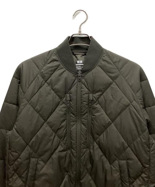 UNIQLO（ユニクロ）UNIQLO (ユニクロ) WHITE MOUNTAINEERING (ホワイトマウンテ二アニング) リサイクルハイブリッドダウンジャケット オリーブ サイズ:Mの古着・服飾アイテム