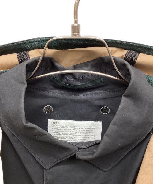 KOLOR（カラー）KOLOR (カラー) フーデッドステンカラーコート ブラック サイズ:1の古着・服飾アイテム