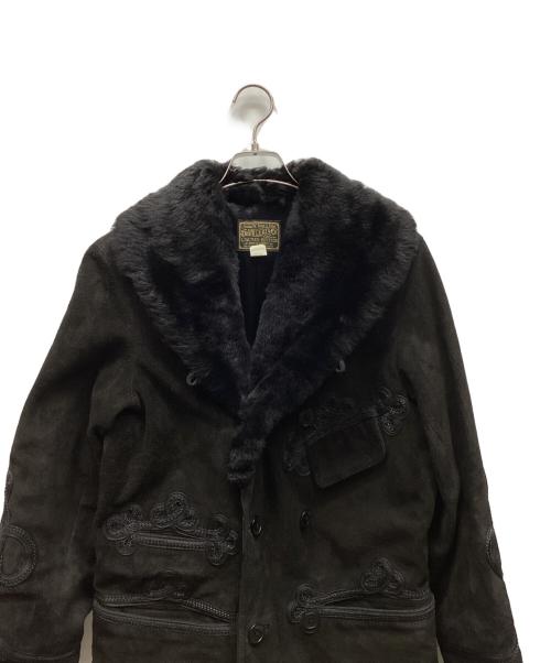 RRL（ダブルアールエル）RRL (ダブルアールエル) SUEDE TOPCOAT ブラウン サイズ:Sの古着・服飾アイテム