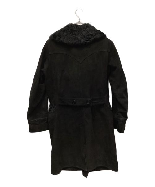 RRL（ダブルアールエル）RRL (ダブルアールエル) SUEDE TOPCOAT ブラウン サイズ:Sの古着・服飾アイテム