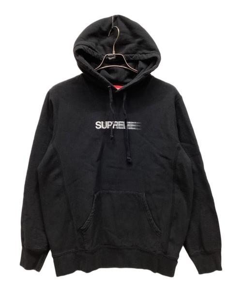 SUPREME（シュプリーム）SUPREME (シュプリーム) Motion Logo Hooded Sweatshirt ブラック サイズ:Mの古着・服飾アイテム