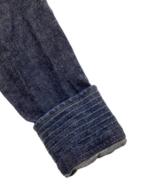 RRL（ダブルアールエル）RRL (ダブルアールエル) デニムウエスタンシャツ インディゴ サイズ:Mの古着・服飾アイテム