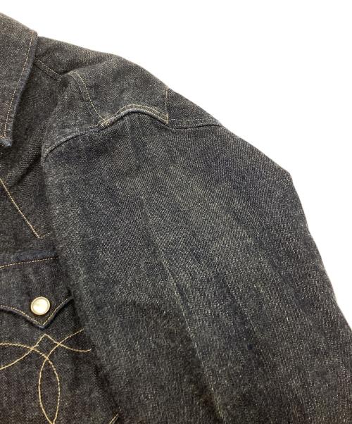 RRL（ダブルアールエル）RRL (ダブルアールエル) デニムウエスタンシャツ インディゴ サイズ:Mの古着・服飾アイテム