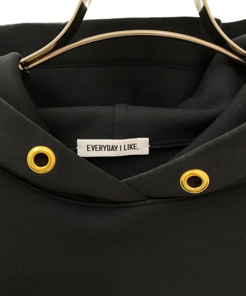 EVERYDAY I LIKE.（エヴリデイ アイ ライク）EVERYDAY I LIKE. (エヴリデイ アイ ライク) Oversized Hoodie ブラック サイズ:Freeの古着・服飾アイテム