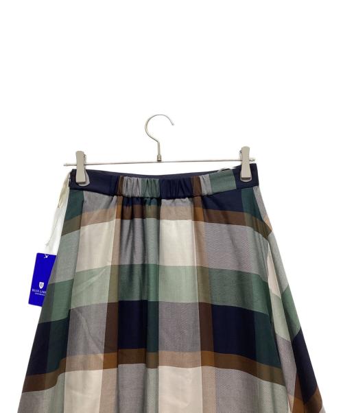 BLUE LABEL CRESTBRIDGE（ブルーレーベルクレストブリッジ）BLUE LABEL CRESTBRIDGE (ブルーレーベルクレストブリッジ) チェックスカート ネイビー×ブラウン サイズ:38 未使用品の古着・服飾アイテム