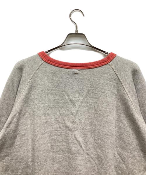 filmelange（フィルメランジェ）filmelange (フィルメランジェ) MY SWEAT CUSTOM グレー×レッド サイズ:5の古着・服飾アイテム