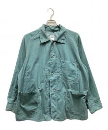 POST O'ALLS（ポストオーバーオールズ）の古着「summer cords コーデュロイカバーオール」｜グリーン