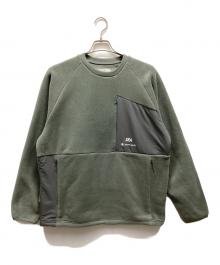 Snow peak×WIND AND SEA（スノーピーク×ウィンダンシー）の古着「Double Face Fleece Pullover」｜グリーン