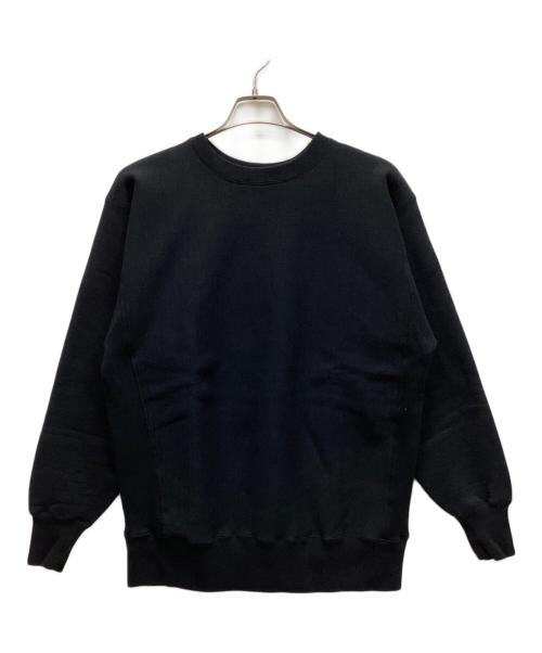Champion REVERSE WEAVE（チャンピオン リバース ウィーブ）Champion REVERSE WEAVE (チャンピオン リバース ウィーブ) クルーネックスウェットシャツ ブラック サイズ:Lの古着・服飾アイテム