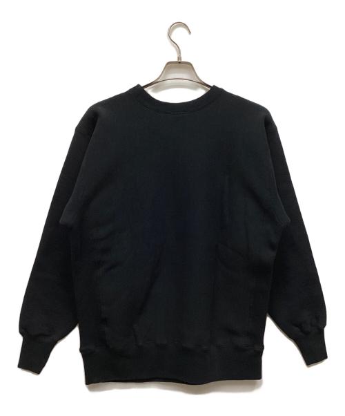 Champion REVERSE WEAVE（チャンピオン リバース ウィーブ）Champion REVERSE WEAVE (チャンピオン リバース ウィーブ) クルーネックスウェットシャツ ブラック サイズ:Lの古着・服飾アイテム