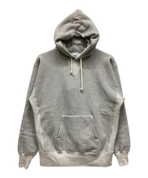 Champion REVERSE WEAVE（チャンピオン リバース ウィーブ）Champion REVERSE WEAVE (チャンピオン リバース ウィーブ) フーデッドスウェットシャツ グレー サイズ:L 未使用品の古着・服飾アイテム
