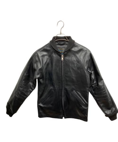 SCHOTT BROS.（ショット）SCHOTT BROS. (ショット) BEAUTY&YOUTH (ビューティーアンドユース) 別注 ホースハイドファラオジャケット ブラック サイズ:38の古着・服飾アイテム