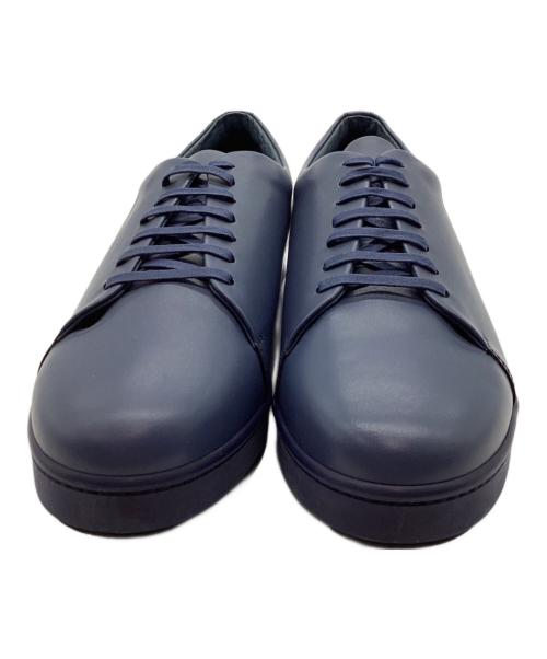 UNITED TOKYO（ユナイテッドトーキョー）UNITED TOKYO (ユナイテッドトーキョー) レースアップレザースニーカー ブルー サイズ:26.5の古着・服飾アイテム