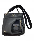 A.D.M.J.エーディーエムジェイ）の古着「フラットクロスボディーバッグ」｜ブラック