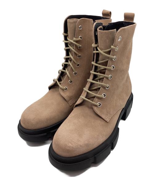 SUNNY PELLICO（サニーペリコー）SUNNY PELLICO (サニーペリコー) レースアップブーツ キャメル サイズ:37の古着・服飾アイテム