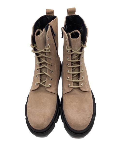 SUNNY PELLICO（サニーペリコー）SUNNY PELLICO (サニーペリコー) レースアップブーツ キャメル サイズ:37の古着・服飾アイテム