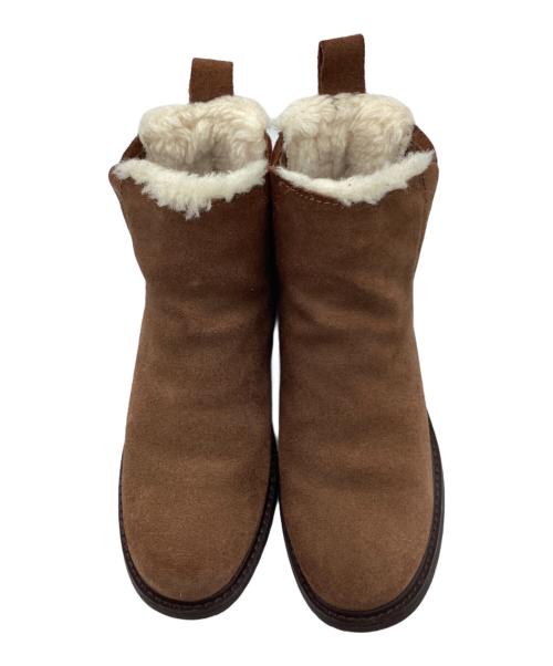 emu（エミュー）emu (エミュー) サイドゴアブーツ ブラウン サイズ:24の古着・服飾アイテム