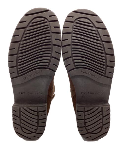 emu（エミュー）emu (エミュー) サイドゴアブーツ ブラウン サイズ:24の古着・服飾アイテム