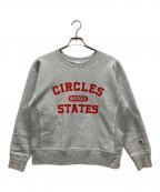 Champion REVERSE WEAVEチャンピオン リバース ウィーブ）の古着「プリントスウェット」｜グレー