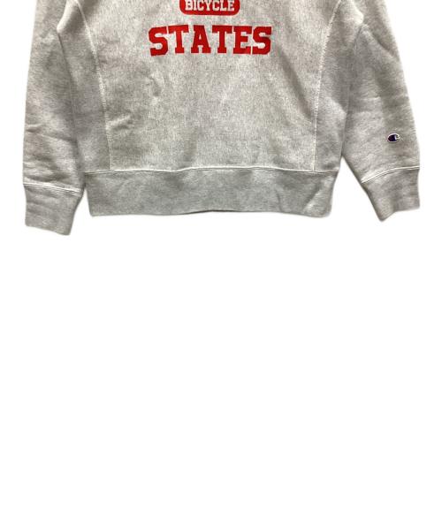 Champion REVERSE WEAVE（チャンピオン リバース ウィーブ）Champion REVERSE WEAVE (チャンピオン リバース ウィーブ) プリントスウェット グレー サイズ:Mの古着・服飾アイテム